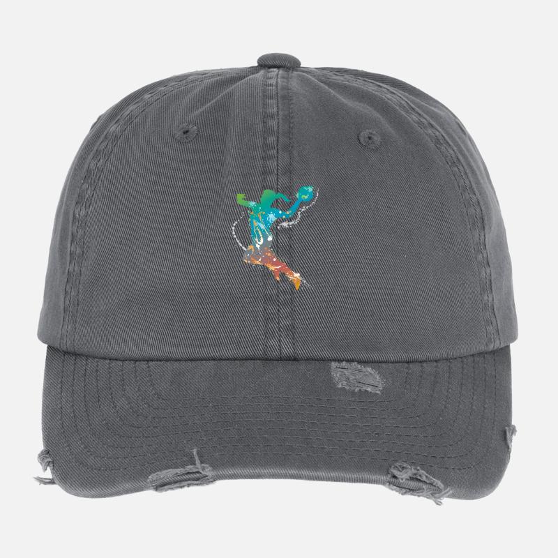 handball female de Flexfit Vintage Destroyed Cap