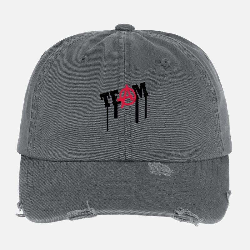a team graffiti Flexfit Vintage Destroyed Cap