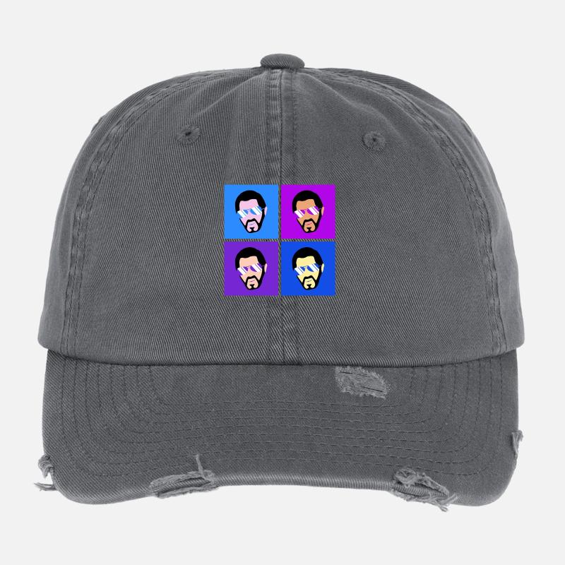Baba warhol base Casquette vintage effet usé Flexfit