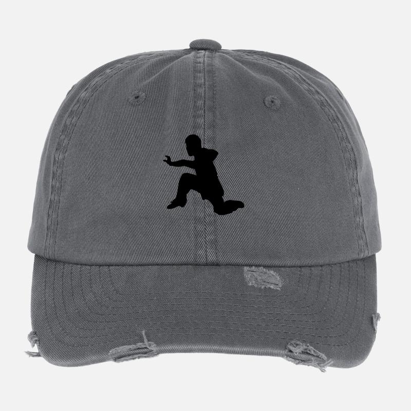 kung fu Flexfit Vintage Destroyed Cap