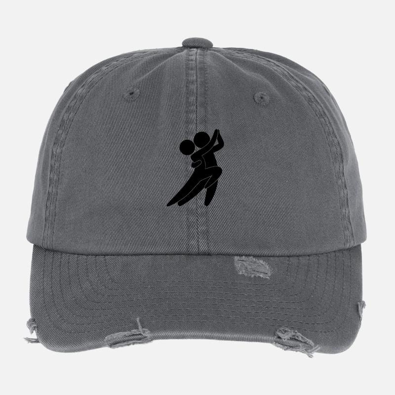 Danseurs de tango Casquette vintage effet usé Flexfit