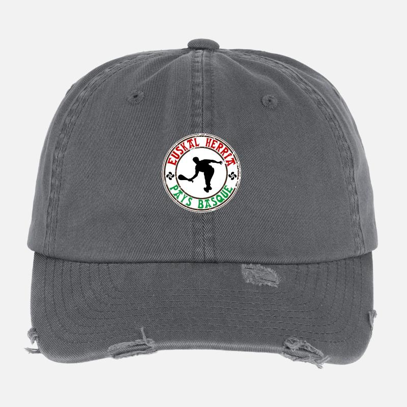 pelote basque 03 Casquette vintage effet usé Flexfit