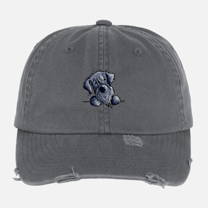 Schnauzer Flexfit Vintage Destroyed Cap