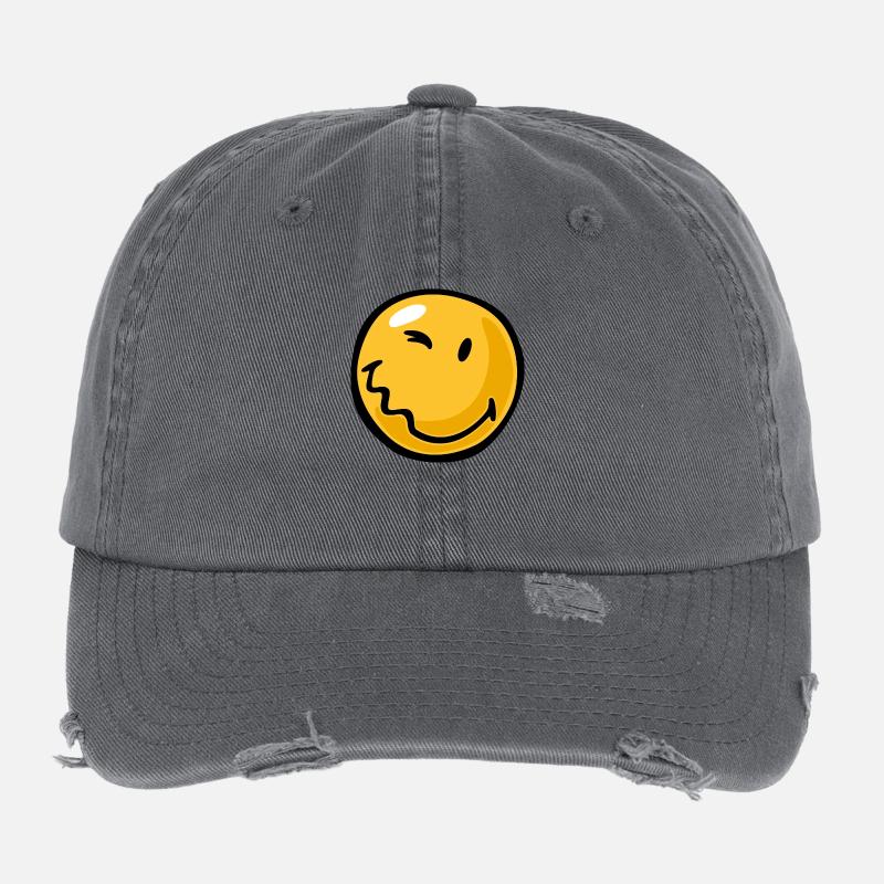 Smiley stung Flexfit Vintage Destroyed Cap
