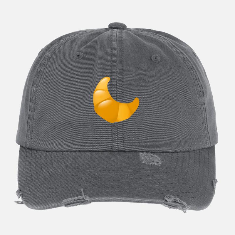 Smiley Croissant Flexfit Vintage Destroyed Cap