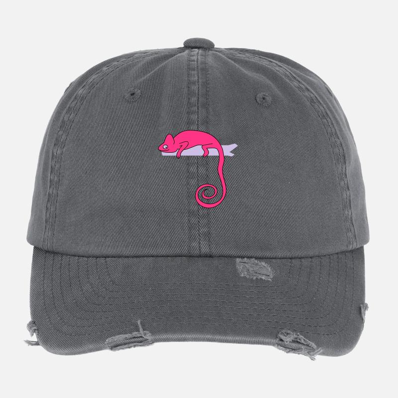 chameleon b Casquette vintage effet usé Flexfit