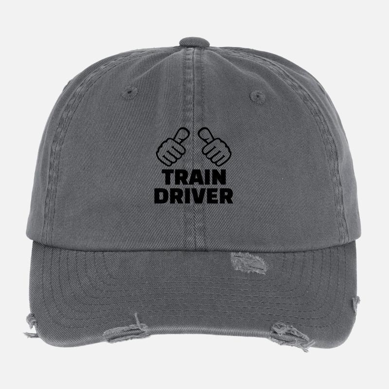 Train driver Casquette vintage effet usé Flexfit