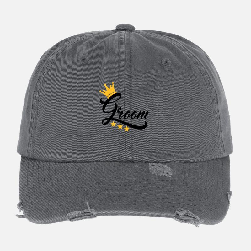 groom Flexfit Vintage Destroyed Cap