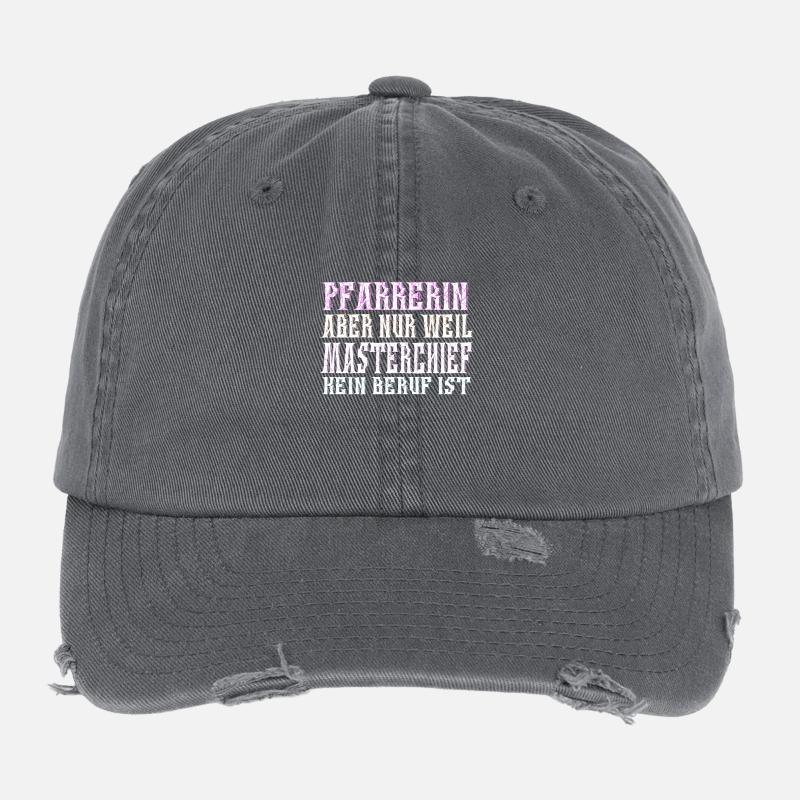 Masterchief Pfarrerin Flexfit Vintage Destroyed Cap