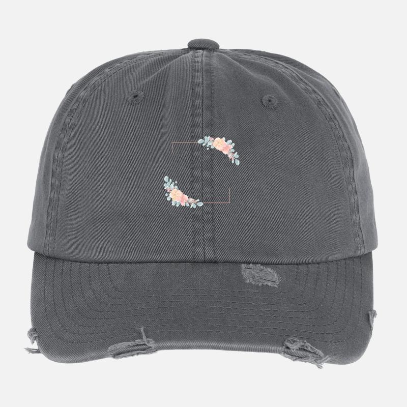 flower_bouquet_6 Flexfit Vintage Destroyed Cap