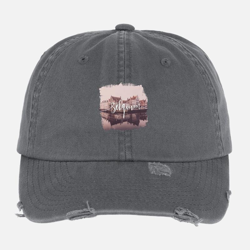Belgium Flexfit Vintage Destroyed Cap