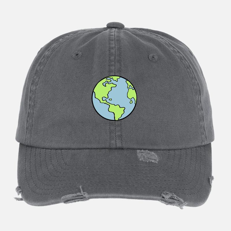 erde_002 Casquette vintage effet usé Flexfit