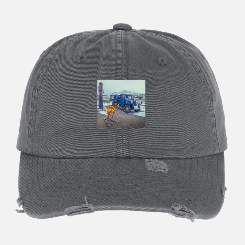 Ghost Town Bodie Flexfit Vintage Destroyed Cap