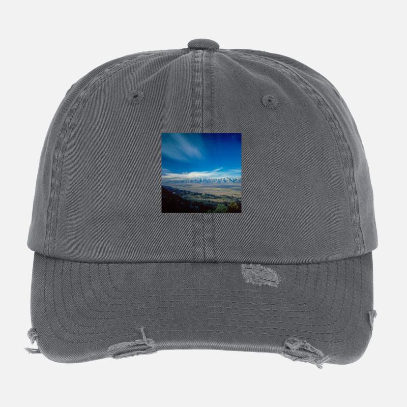 Vallée d’Owens Casquette vintage effet usé Flexfit