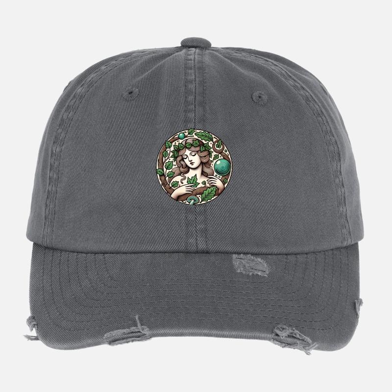 Earth Goddess Flexfit Vintage Destroyed Cap
