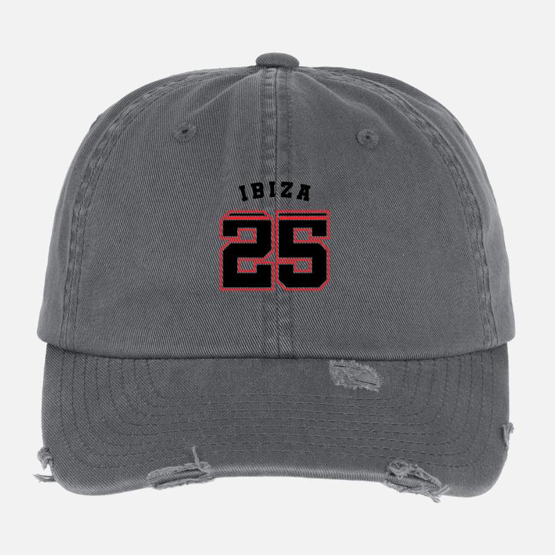 Maillot Ibiza 2025 Casquette vintage effet usé Flexfit