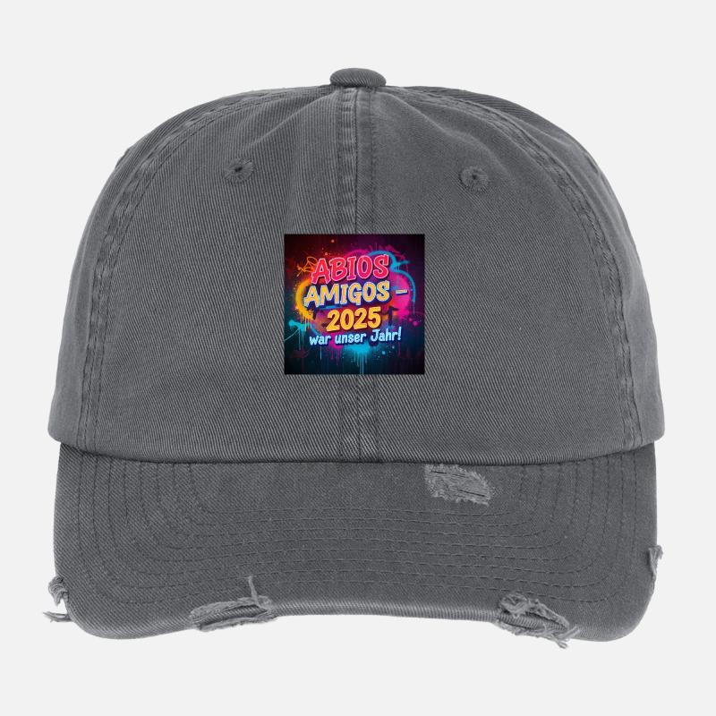 Stylisches Abschluss 2025 Design – Perfekt Flexfit Vintage Destroyed Cap