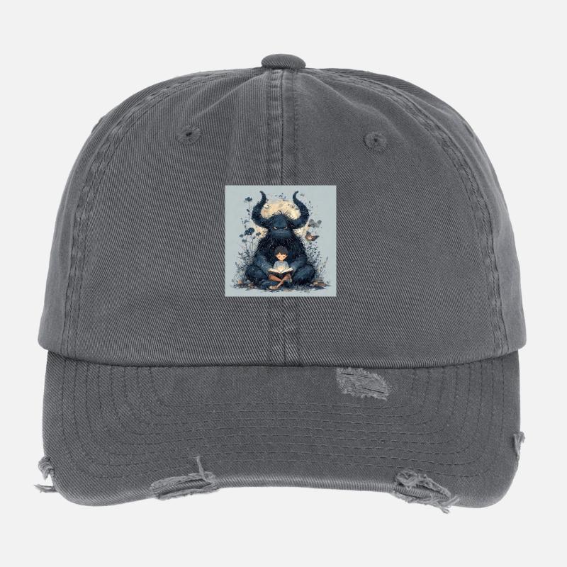 Bitte nicht stören! Flexfit Vintage Destroyed Cap