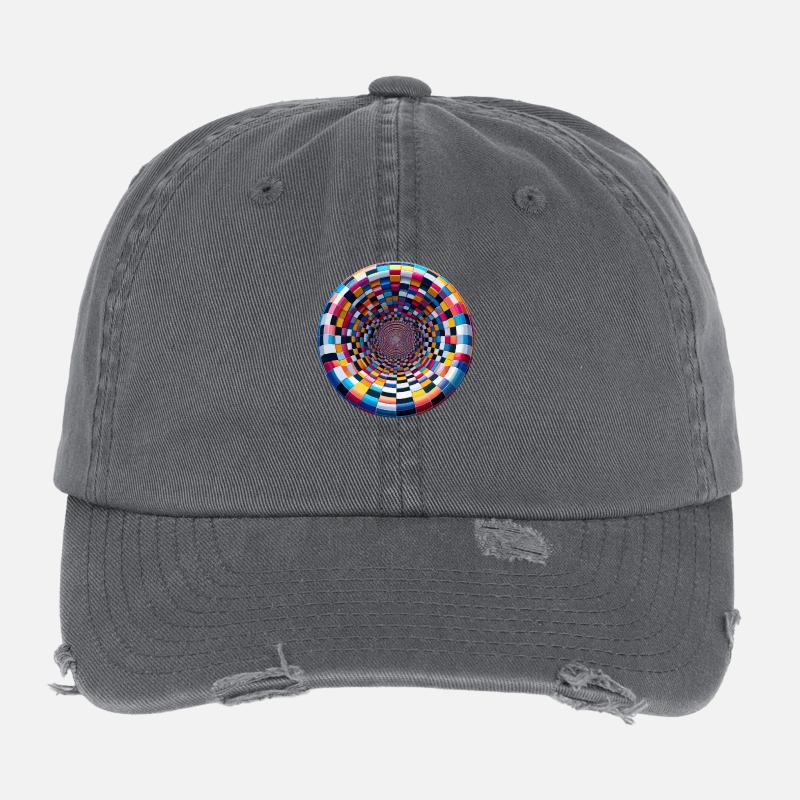 Hohlraum farbig Flexfit Vintage Destroyed Cap