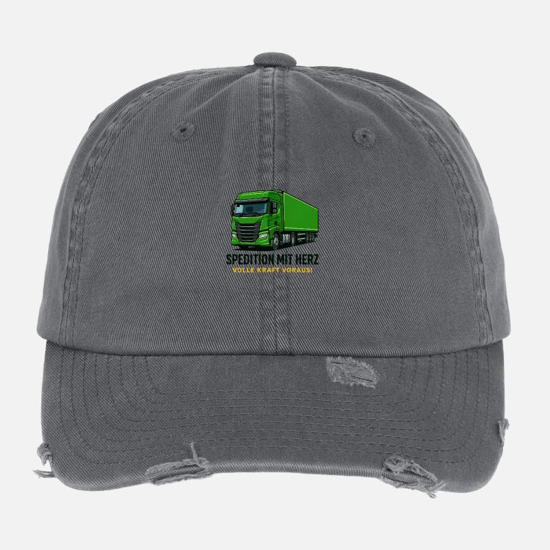 Spedition mit Herz Flexfit Vintage Destroyed Cap
