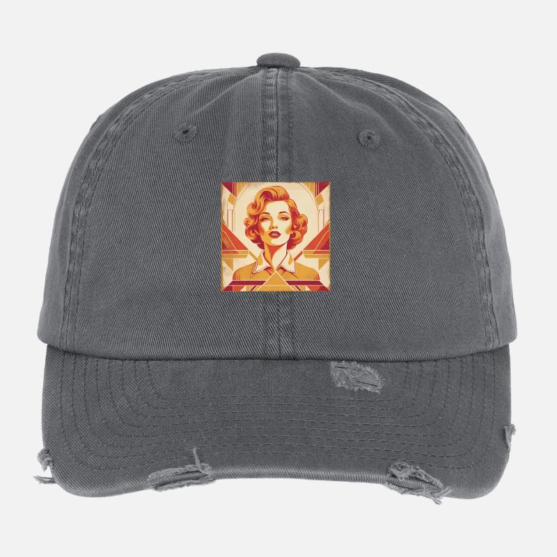 Retro Design Flexfit Vintage Destroyed Cap