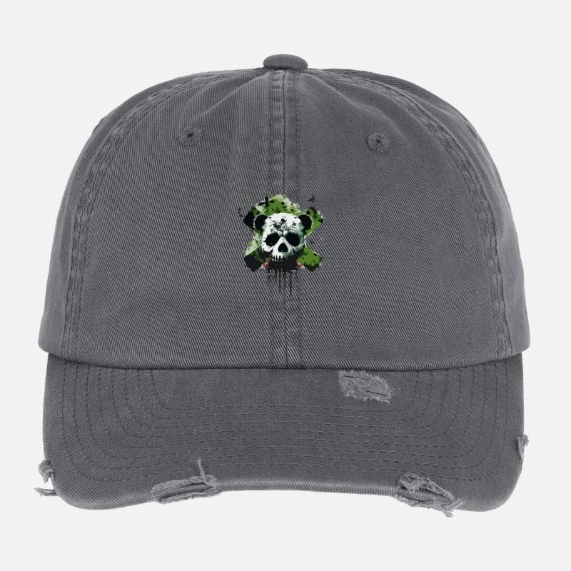 Skull Panda Flexfit Vintage Destroyed Cap