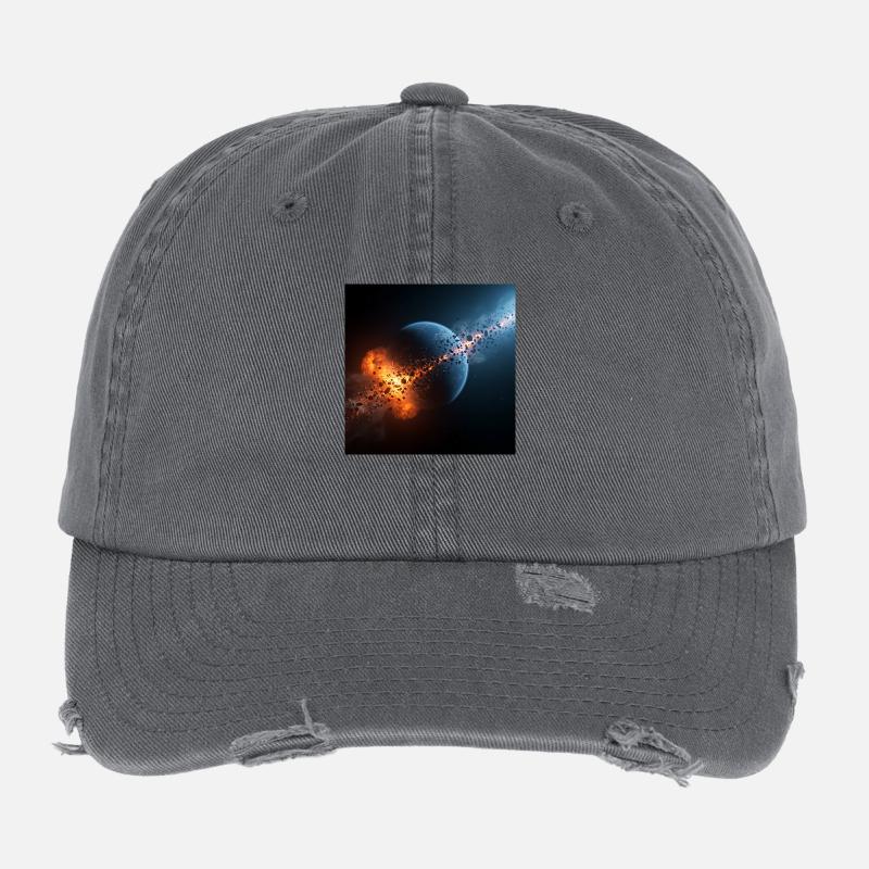 Cosmic Firestarter Flexfit Vintage Destroyed Cap