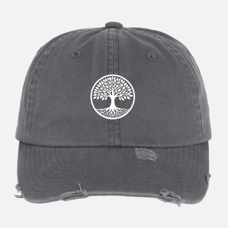 Tree of Life Flexfit Vintage Destroyed Cap