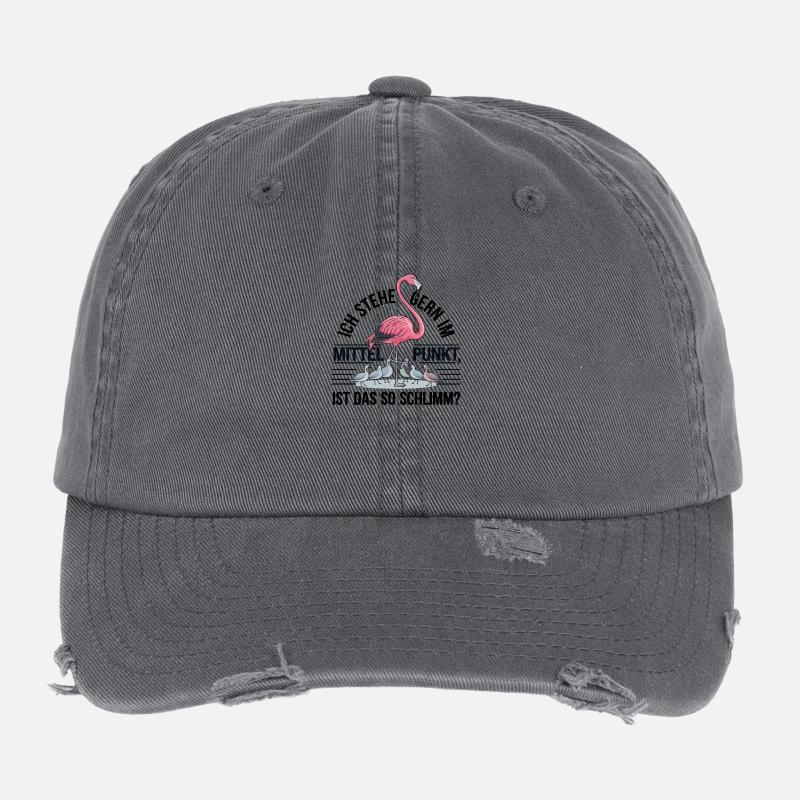 Je ne suis pas arrogant, juste le centre d’attention ! Casquette vintage effet usé Flexfit