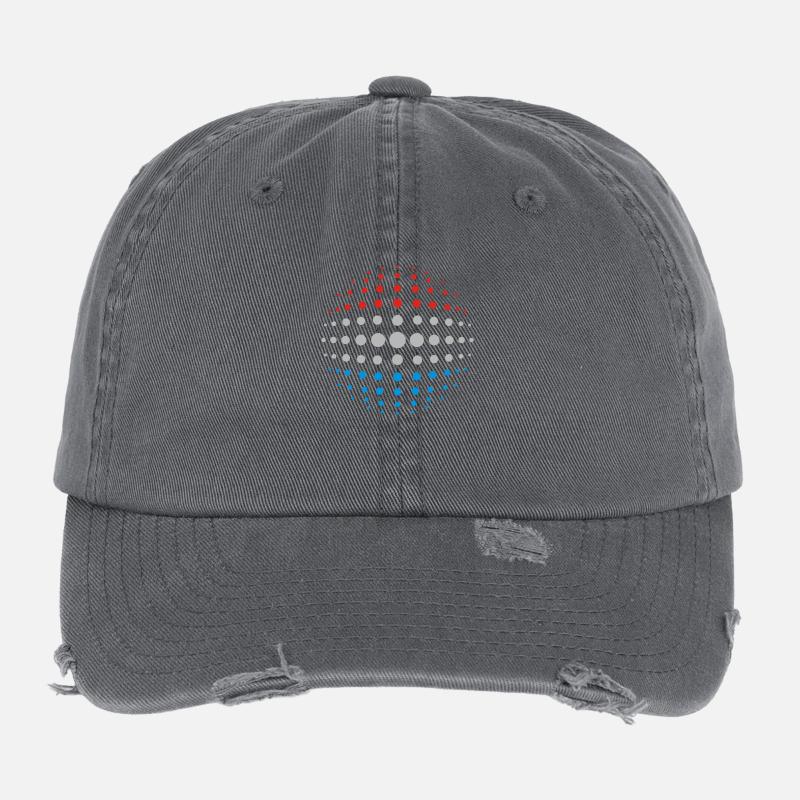 geo_dotsphere_luxembourg_3c01 Flexfit Vintage Destroyed Cap