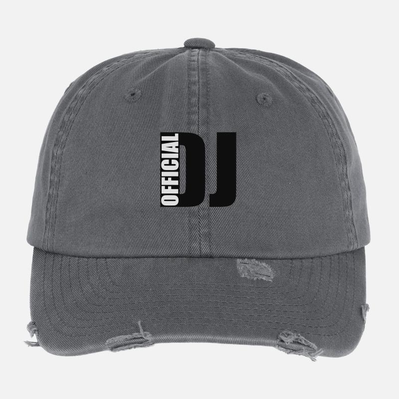 official DJ Casquette vintage effet usé Flexfit