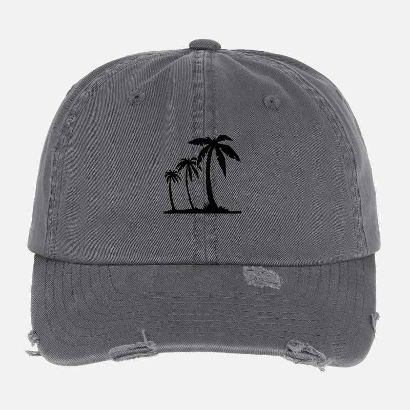 3_palmiers Flexfit Vintage Destroyed Cap