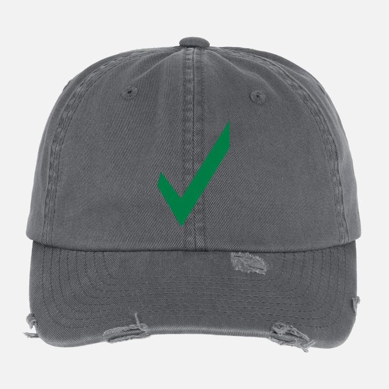 haken Häkchen ok Flexfit Vintage Destroyed Cap