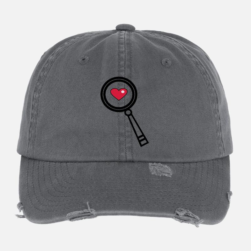 Finde mein Herz Flexfit Vintage Destroyed Cap