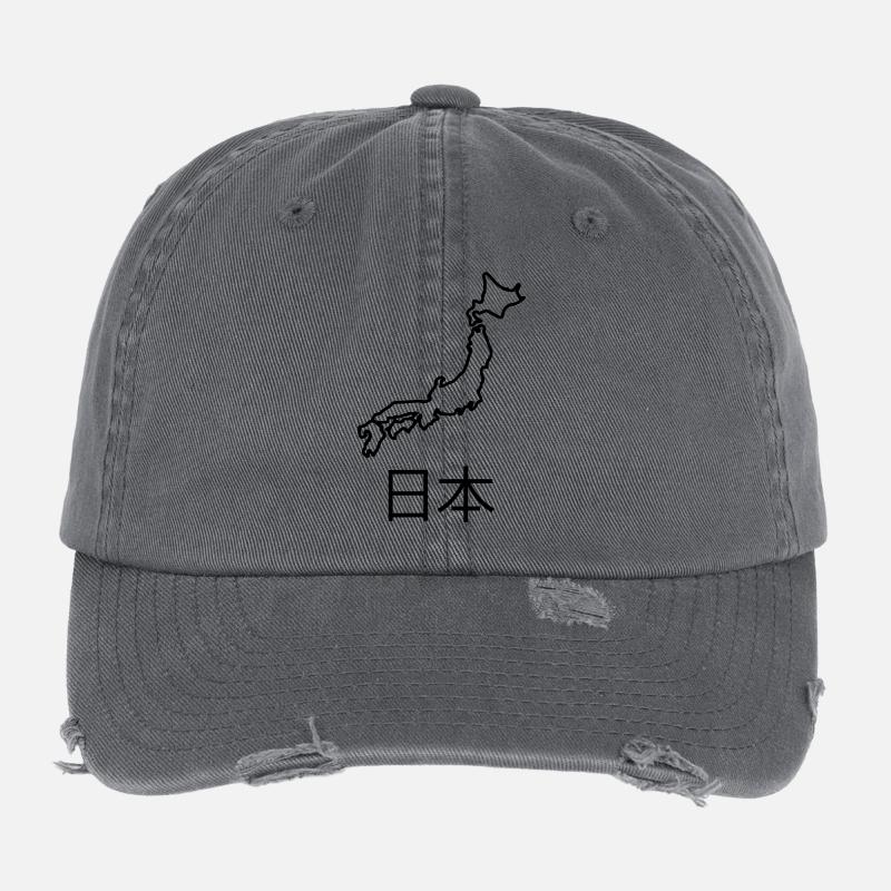 japan_2 Casquette vintage effet usé Flexfit