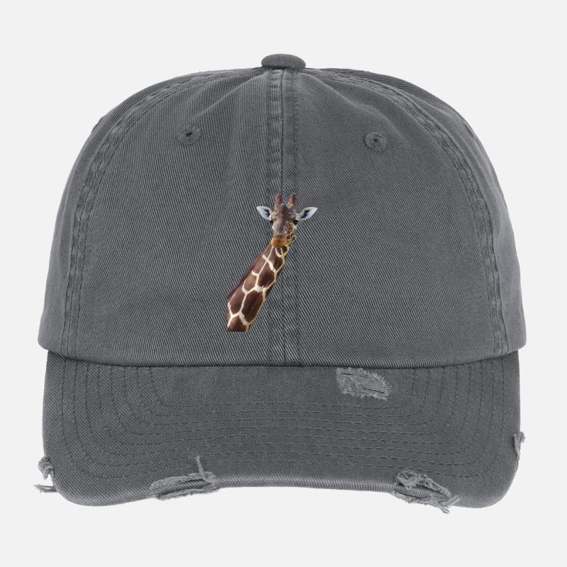 girafes Casquette vintage effet usé Flexfit