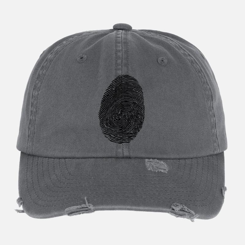finger print Flexfit Vintage Destroyed Cap