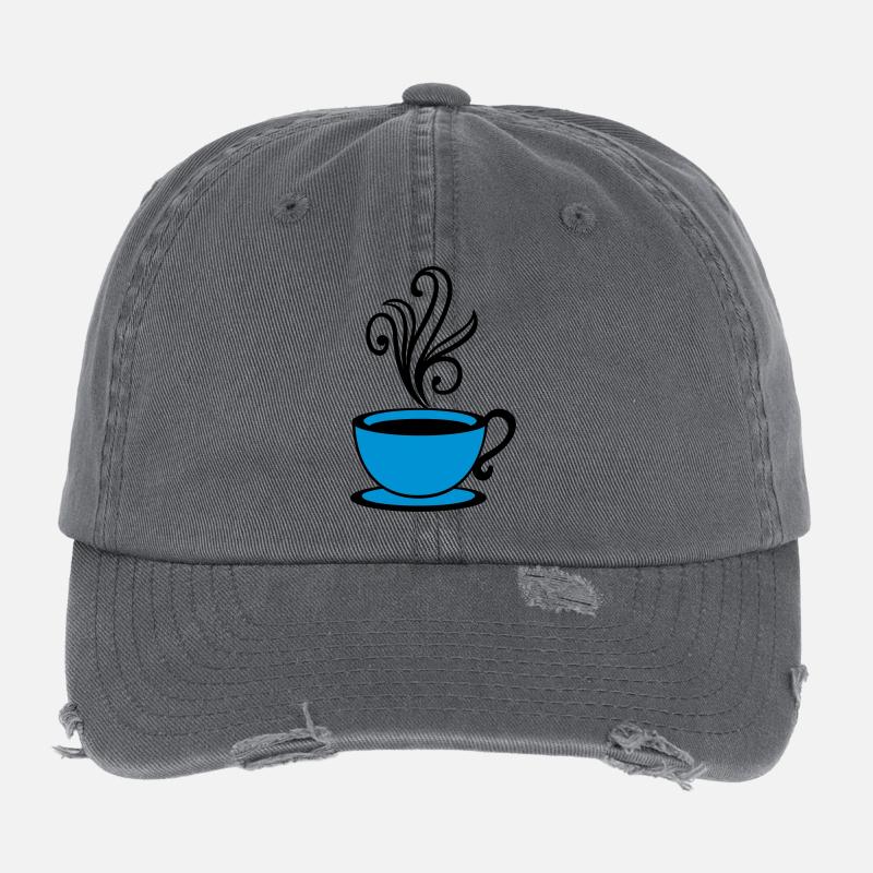need coffee now Flexfit Vintage Destroyed Cap