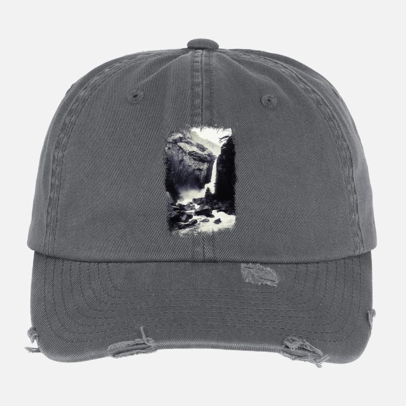 Waterfall in the wild Flexfit Vintage Destroyed Cap