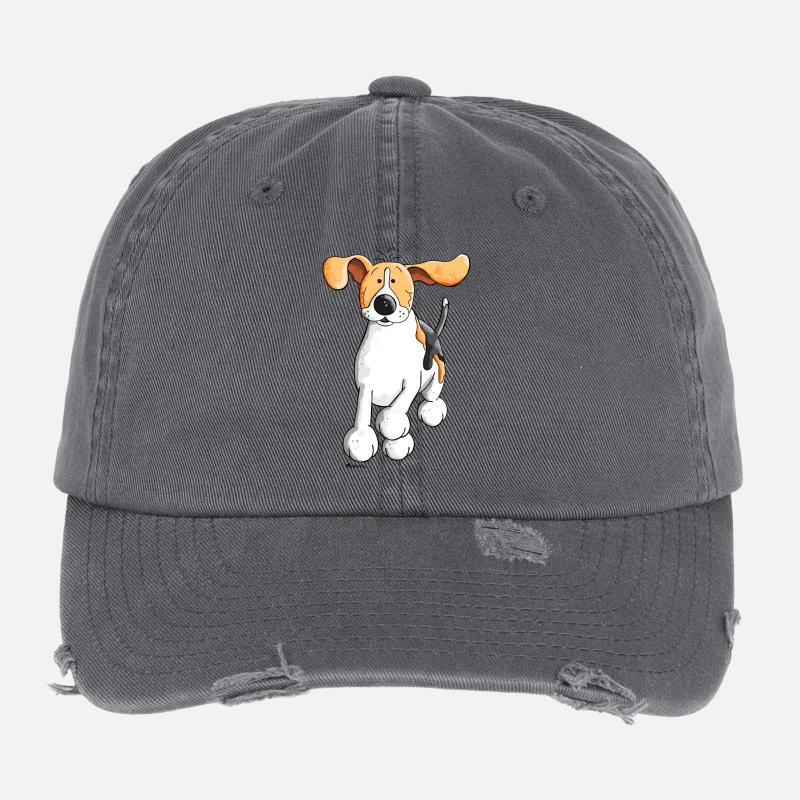 Flotter Beagle Flexfit Vintage Destroyed Cap