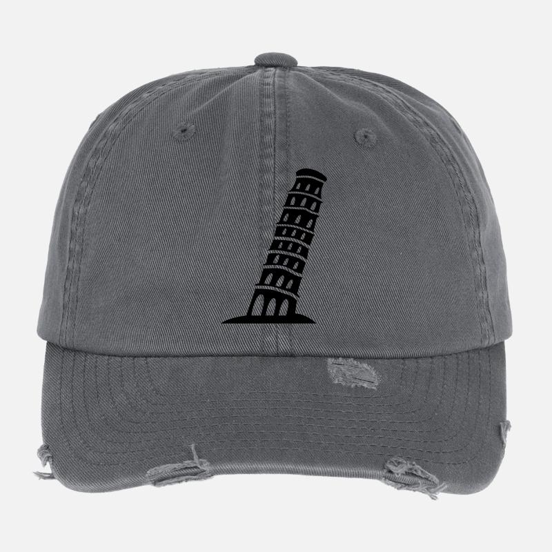 pisa_01 Flexfit Vintage Destroyed Cap