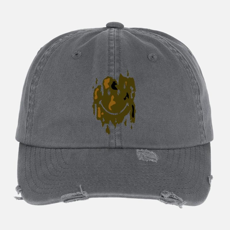 Smiley Mud Flexfit Vintage Destroyed Cap