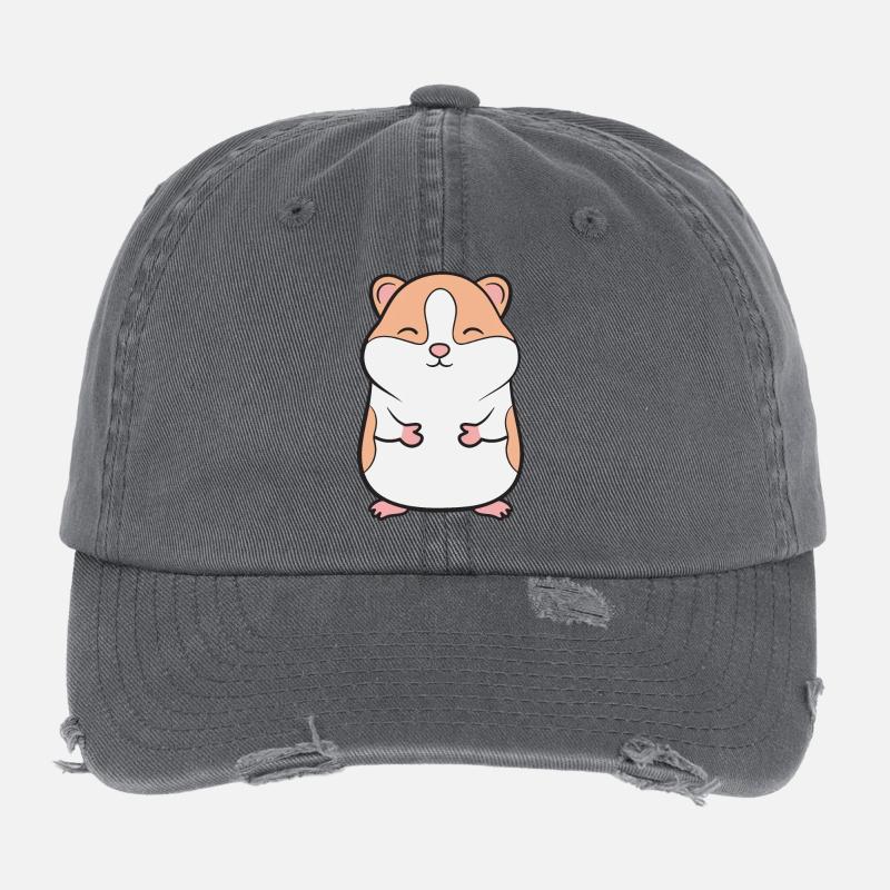 Hamster Flexfit Vintage Destroyed Cap