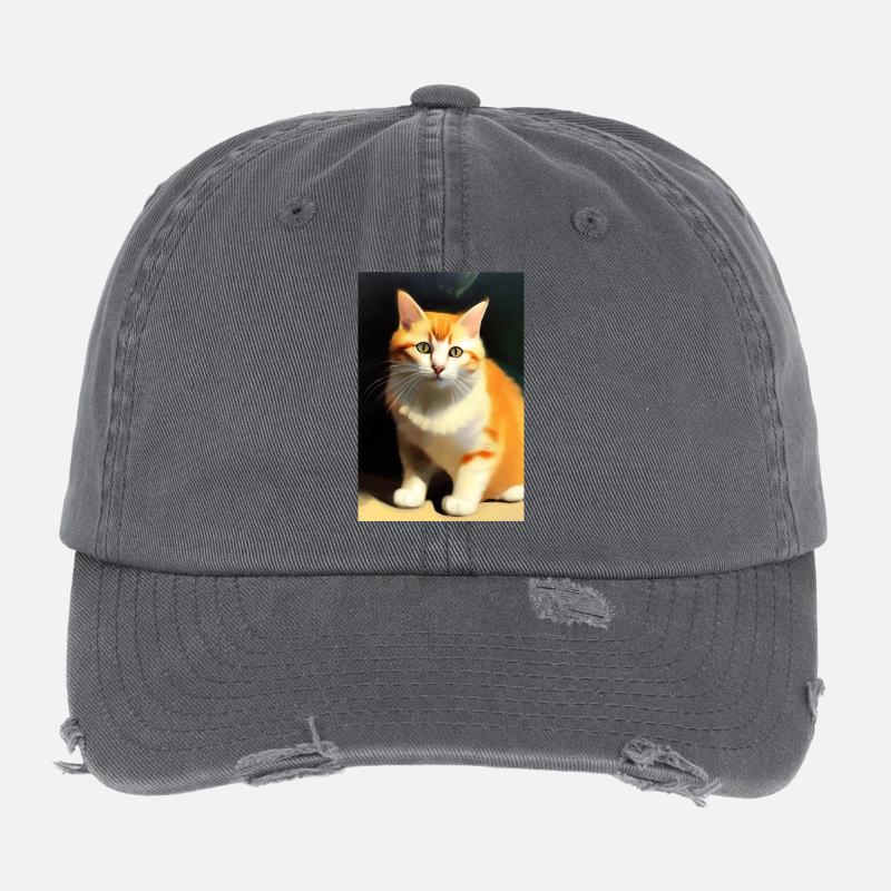 Image du chat Casquette vintage effet usé Flexfit