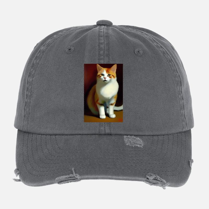 Image du chat Casquette vintage effet usé Flexfit