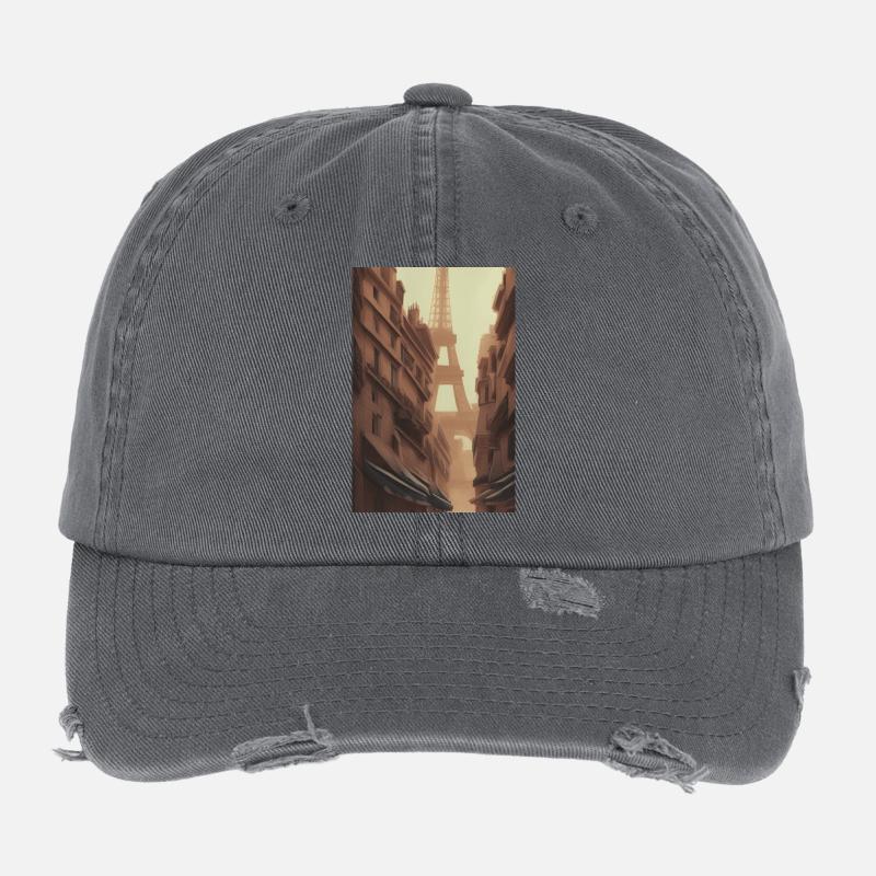 Rue de Paris Casquette vintage effet usé Flexfit