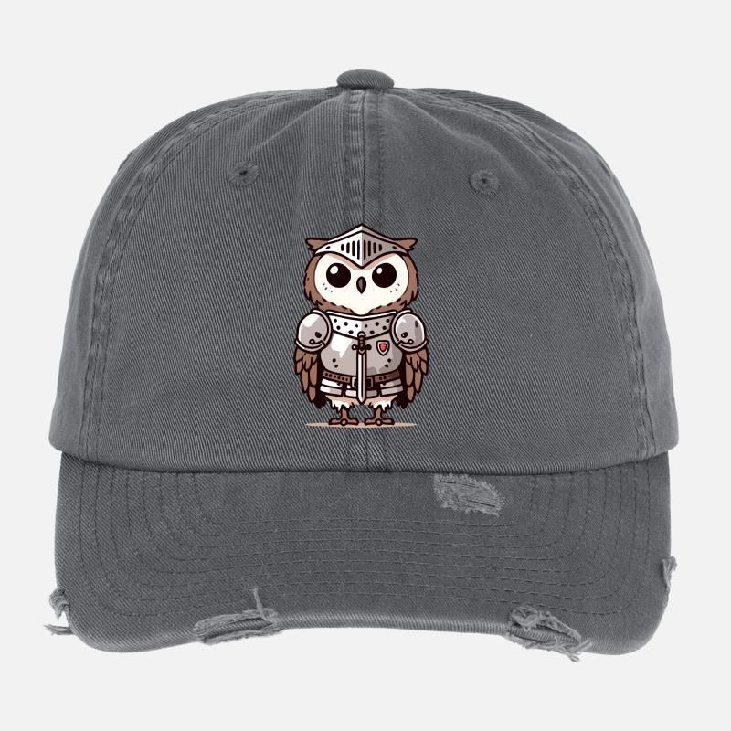 Rittereule: Der tapfere Ehrenvogel Flexfit Vintage Destroyed Cap