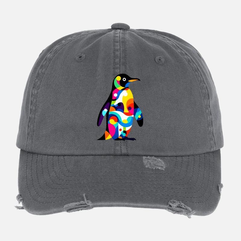 Pinguin Flexfit Vintage Destroyed Cap