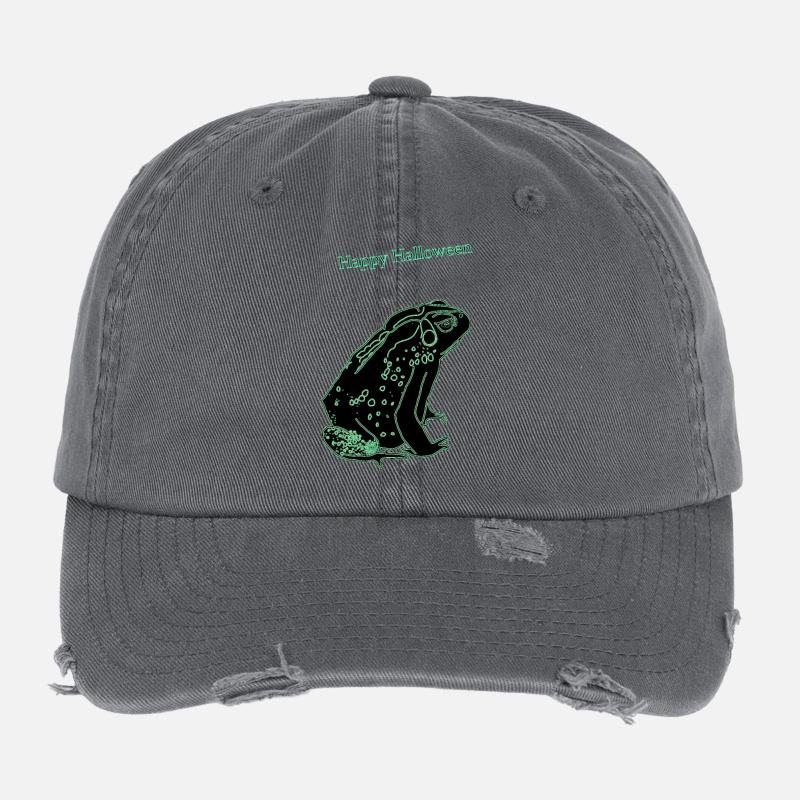 Halloween Toad Flexfit Vintage Destroyed Cap