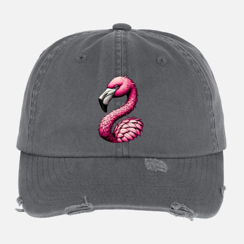 Flamant Casquette vintage effet usé Flexfit
